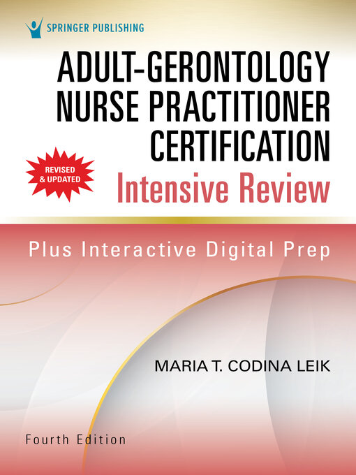 Cover image for Adult-Gerontology Nurse Practitioner Certification Intensive Review